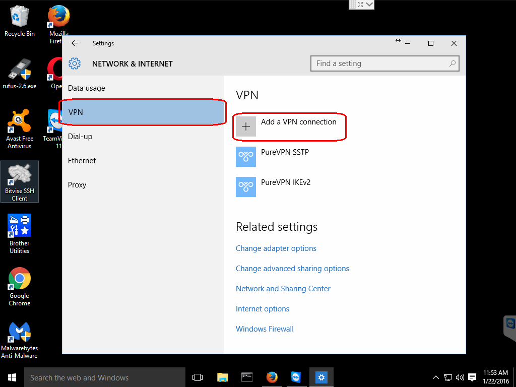 L2TP IPsec VPN Windows 10