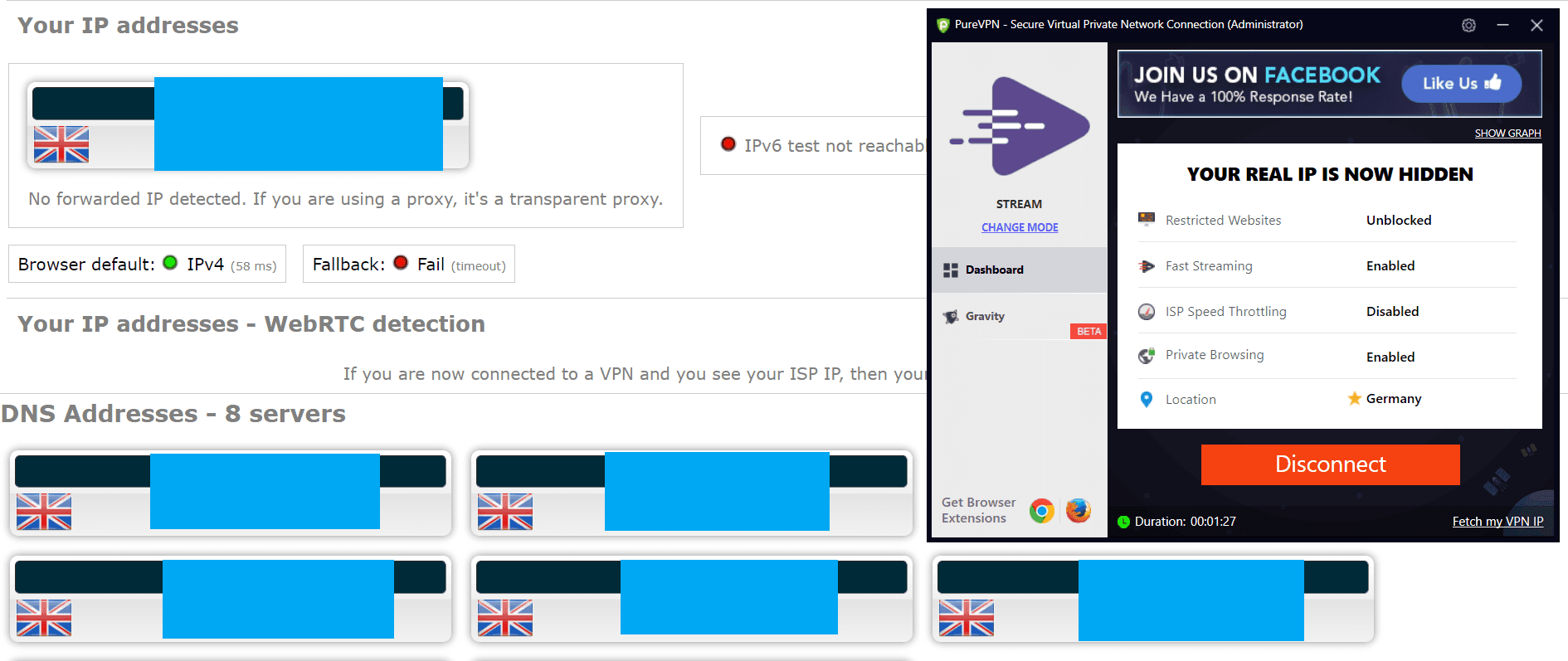 DNS leak