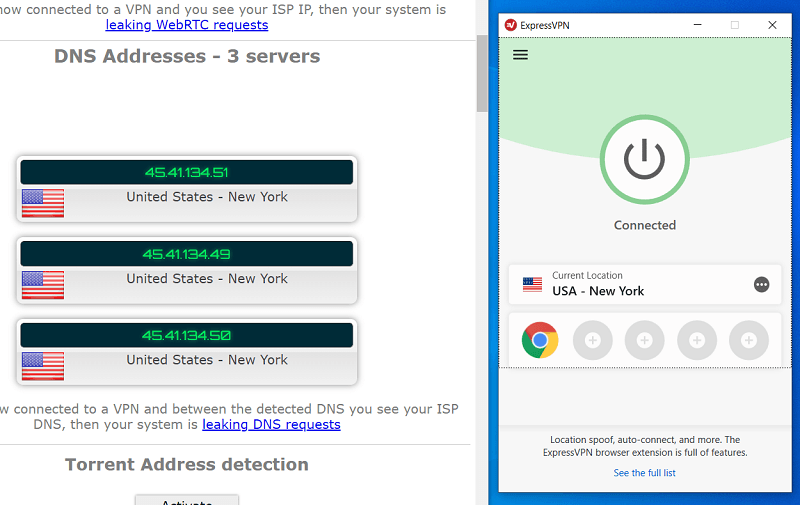VPN leak test