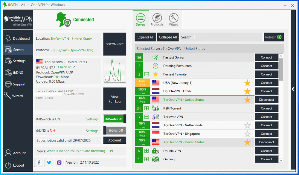 ibVPN Windows