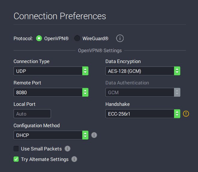 PIA OpenVPN