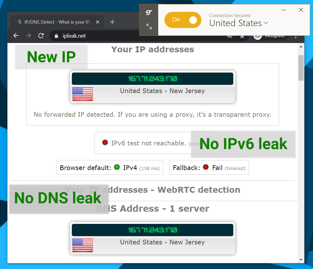 การทดสอบ VPN