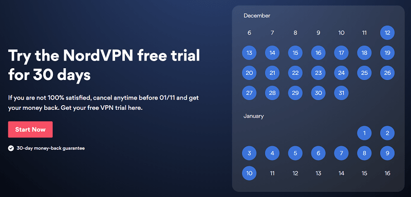 NordVPN trial