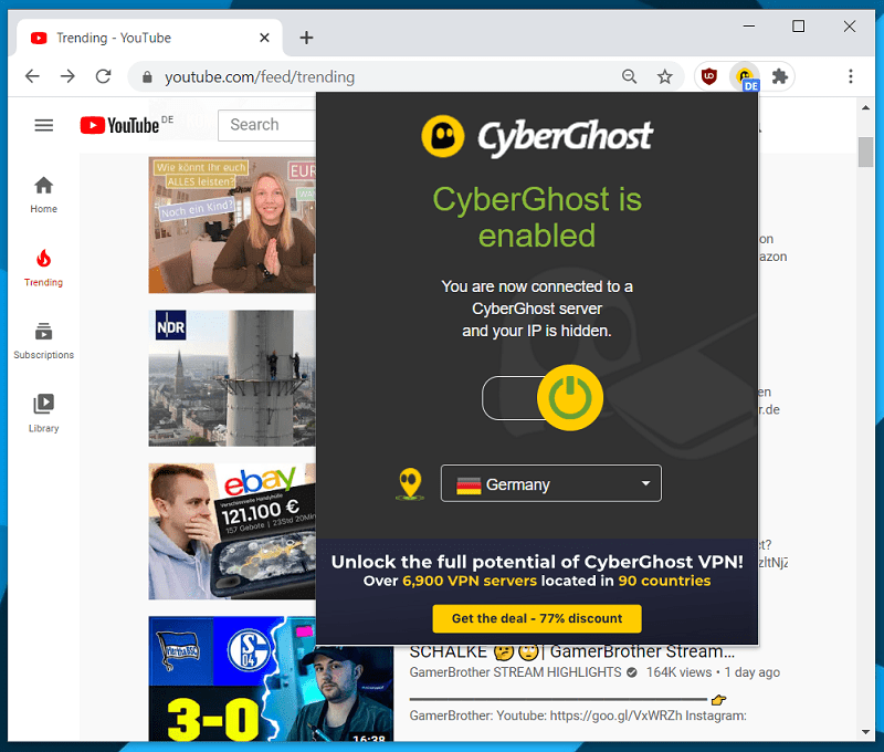 CyberGhost Chrome