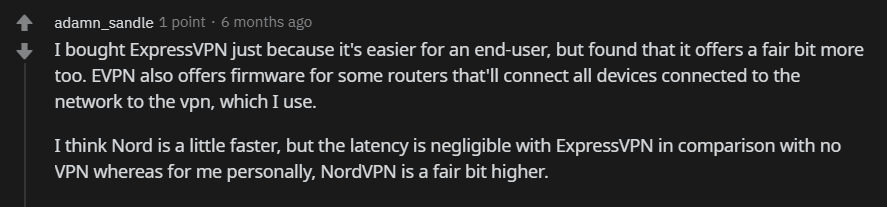 NordVPN ExpresVPN Reddit