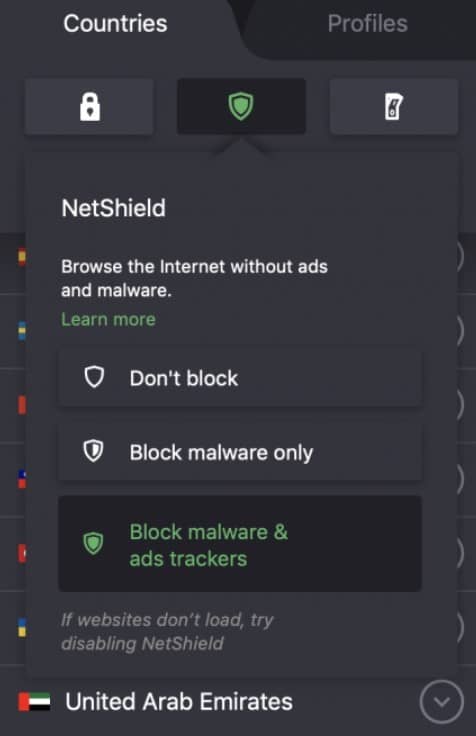 ProtonVPN NetShield