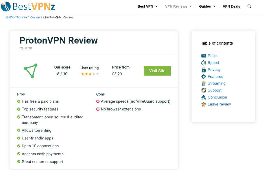 VPN reviews