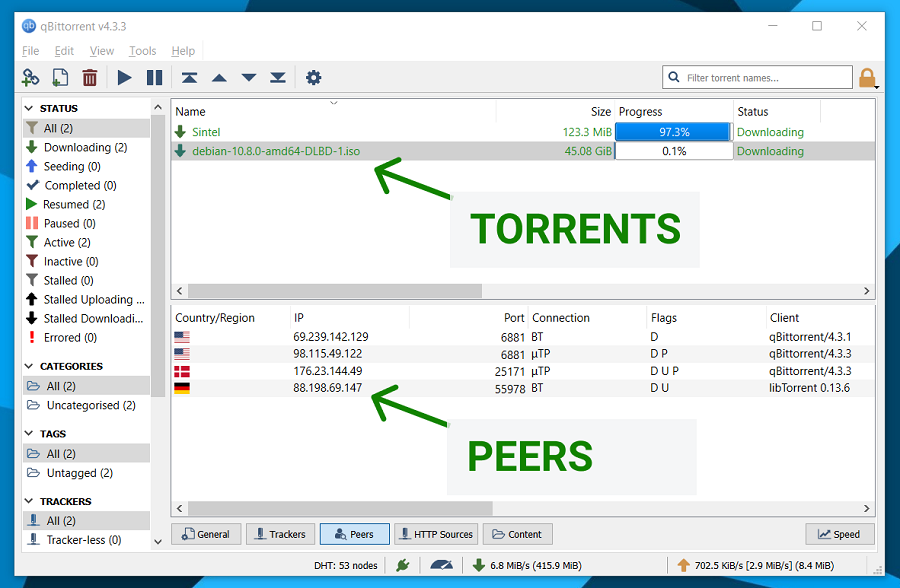 Torrent client